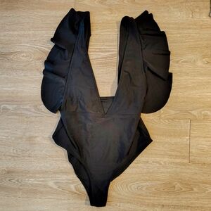 American Apparel Plunge One-Piece